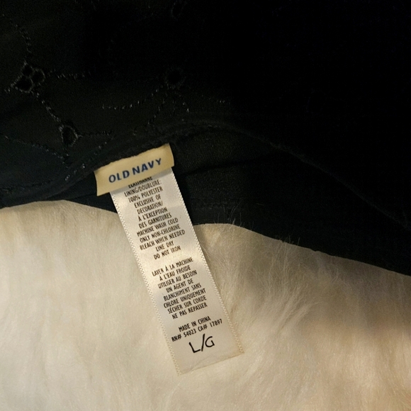 Old Navy Embroidery Embellishments Cut Out String Tie Bikini Bottoms - Picture 4 of 6